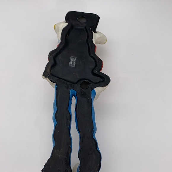 Annette Little ENESCO Imports Ceramic Hobo Clown Door Stopper/Wall/Furniture Art - Picture 4 of 16